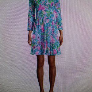 Lillie Pulitzer Geanna dress sz L NWT